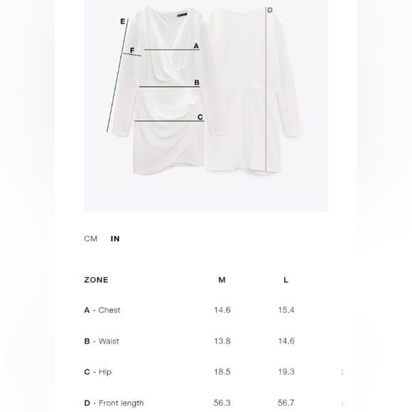 Zara Asymmetric Midi Dress With Linen - Picture 6 of 6